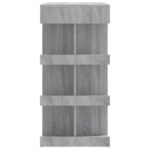 vidaXL Barový stôl+regál, sivá sonoma 100x50x101,5 cm – Obrázok 6