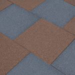 vidaXL Protipádové dlaždice 24 ks sivé 50x50x3 cm gumené