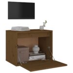 vidaXL Nástenná skrinka medovo-hnedá 45x30x35 cm masívna borovica – Obrázok 4