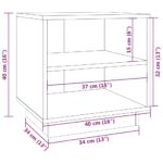 vidaXL Nočné stolíky 2 ks medovo-hnedé 40x34x40 cm borovicové drevo – Obrázok 9