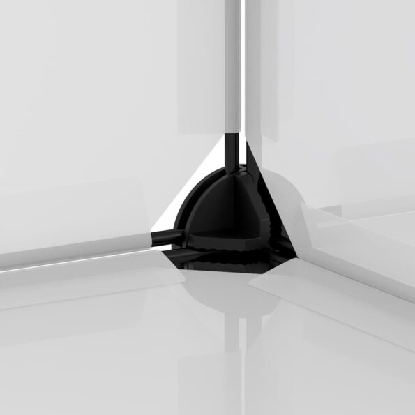 vidaXL Stojan na topánky priehľadný 84x31,5x93 cm PP – Obrázok 6