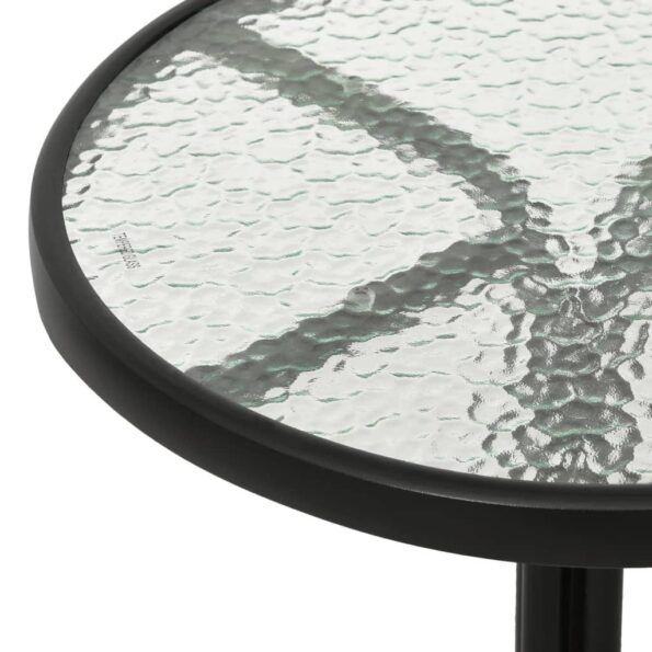 vidaXL 3-dielna bistro súprava čierna oceľová – Obrázok 11