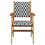 vidaXL Záhradné stoličky 4 ks akáciový masív – Obrázok 4