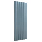 vidaXL Strešné panely 12 ks práškovaná oceľ sivá 100x36 cm – Obrázok 3