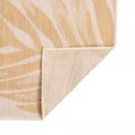 vidaXL Vonkajší koberec s plochým tkaním 120x170 cm listový vzor – Obrázok 2