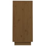 vidaXL Konzolová skrinka medovo-hnedá 60x34x75 cm masívna borovica – Obrázok 7