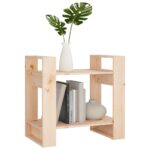 vidaXL Knižnica/deliaca stena 60x35x57 cm masívna borovica – Obrázok 3