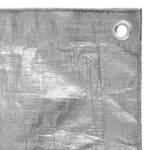 vidaXL Plachta 180 g/m² 3x5 m sivá HDPE – Obrázok 3