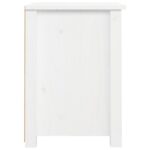 vidaXL Nočné stolíky 2 ks biele 40x35x49 cm masívne borovicové drevo – Obrázok 8