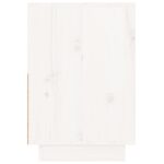 vidaXL Nočné stolíky 2 ks biele 60x34x51 cm masívne borovicové drevo – Obrázok 5