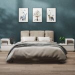 vidaXL Nočné stolíky 2 ks biele 60x34x51 cm masívne borovicové drevo