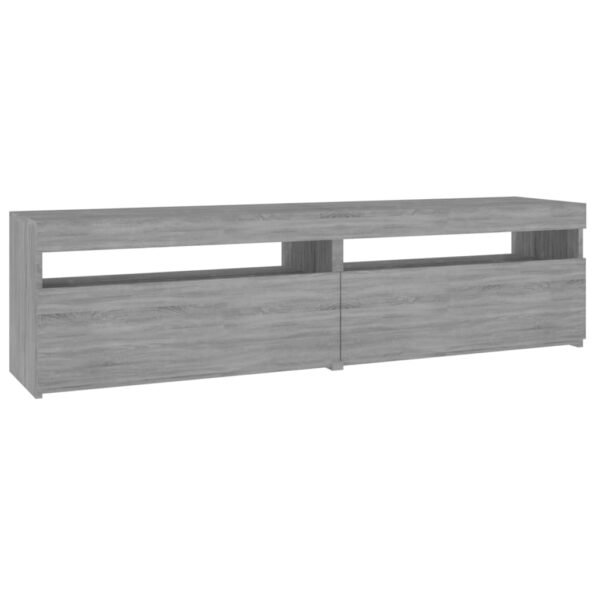 VXL8720286931912_a_en_hd_1.jpg vidaXL TV skrinky s LED svetlami 2 ks sivý dub sonoma 75x35x40 cm – Obrázok 2