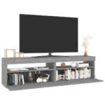 vidaXL TV skrinky s LED svetlami 2 ks sivý dub sonoma 75x35x40 cm – Obrázok 6