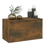 vidaXL Úložná truhlica tmavý dub 84x42x46 cm spracované drevo – Obrázok 4