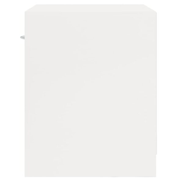 vidaXL Nočné stolíky 2 ks so zásuvkou lesklé biele – Obrázok 9