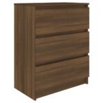 vidaXL Komoda hnedý dub 60x35x76 cm spracované drevo – Obrázok 2