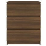 vidaXL Komoda hnedý dub 60x35x76 cm spracované drevo – Obrázok 3