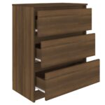 vidaXL Komoda hnedý dub 60x35x76 cm spracované drevo – Obrázok 5
