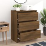 vidaXL Komoda hnedý dub 60x35x76 cm spracované drevo – Obrázok 6