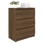 vidaXL Komoda hnedý dub 60x35x76 cm spracované drevo – Obrázok 7