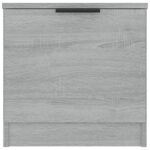 vidaXL Nočné stolíky 2 ks sivý dub sonoma 40x39x40 cm – Obrázok 7