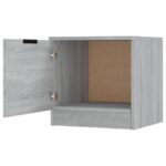 vidaXL Nočné stolíky 2 ks sivý dub sonoma 40x39x40 cm – Obrázok 9