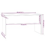 vidaXL Konferenčný stolík betónový 80x50,5x41,5 cm spracované drevo – Obrázok 9