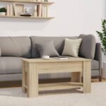 vidaXL Konferenčný stolík dub sonoma 101x49x52 cm spracované drevo – Obrázok 8
