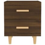 vidaXL Nočné stolíky 2 ks hnedý dub 40x35x47,5 cm – Obrázok 3
