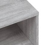 vidaXL Nočné stolíky 2 ks sivý dub sonoma 40x30x30 cm spracované drevo – Obrázok 8