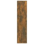 vidaXL Knižnica/komoda dymový dub 66x30x130 cm spracované drevo – Obrázok 4