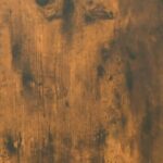 vidaXL Knižnica/komoda dymový dub 66x30x130 cm spracované drevo – Obrázok 10