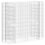 vidaXL Gabiónový vyvýšený záhon pozinkované železo 120x50x100 cm – Obrázok 2