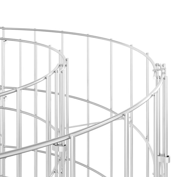 vidaXL Gabiónový vyvýšený záhon pozinkované železo 120x50x100 cm – Obrázok 6