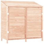 vidaXL Záhradná kôlňa 102x52x112 cm masívne jedľové drevo – Obrázok 2
