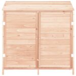 vidaXL Záhradná kôlňa 102x52x112 cm masívne jedľové drevo – Obrázok 3