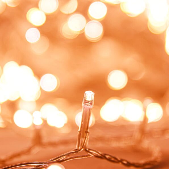 vidaXL LED reťaz s 1000 LED diódami teplá biela 100 m PVC – Obrázok 3