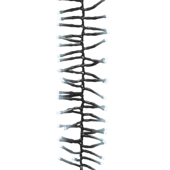 vidaXL Reťaz so zhlukmi LED, 2000 diód, studená biela 17 m, PVC – Obrázok 2