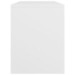 vidaXL Taburetka biela 70x35x45 cm spracované drevo – Obrázok 5