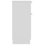 vidaXL Komoda biela 30x30x70 cm spracované drevo – Obrázok 8