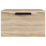 vidaXL Nástenný nočný stolík dub sonoma 34x30x20 cm – Obrázok 3