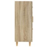 vidaXL Komoda vo farbe dubu sonoma 69,5x34x90 cm spracované drevo – Obrázok 8