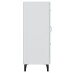 vidaXL Komoda biela 69,5x34x90 cm spracované drevo – Obrázok 8