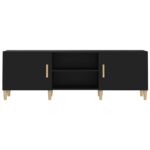 vidaXL TV stolík čierny 150x30x50 cm spracované drevo – Obrázok 5