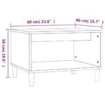 vidaXL Konferenčný stolík čierny 60x50x40 cm spracované drevo – Obrázok 7