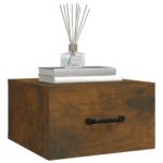 vidaXL Nástenné nočné stolíky 2 ks dymový dub 35x35x20 cm – Obrázok 4