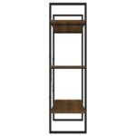 vidaXL Knižnica hnedý dub 100x30x105 cm spracované drevo – Obrázok 6