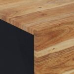 vidaXL Nočný stolík 40x33x46 cm akáciový masív – Obrázok 5