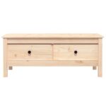 vidaXL Konferenčný stolík 100x50x40 cm borovicový masív – Obrázok 6