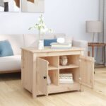 vidaXL Konferenčný stolík 71x49x55 cm borovicový masív – Obrázok 3